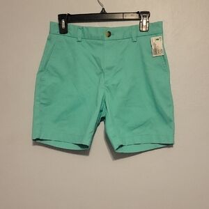 Vineyard Vines Aqua Flat Front Shorts